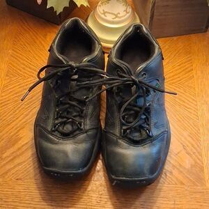 Reebok Womens CP810 Postal Express Black Leather Work Shoes 9M SR USPS Duty Slip